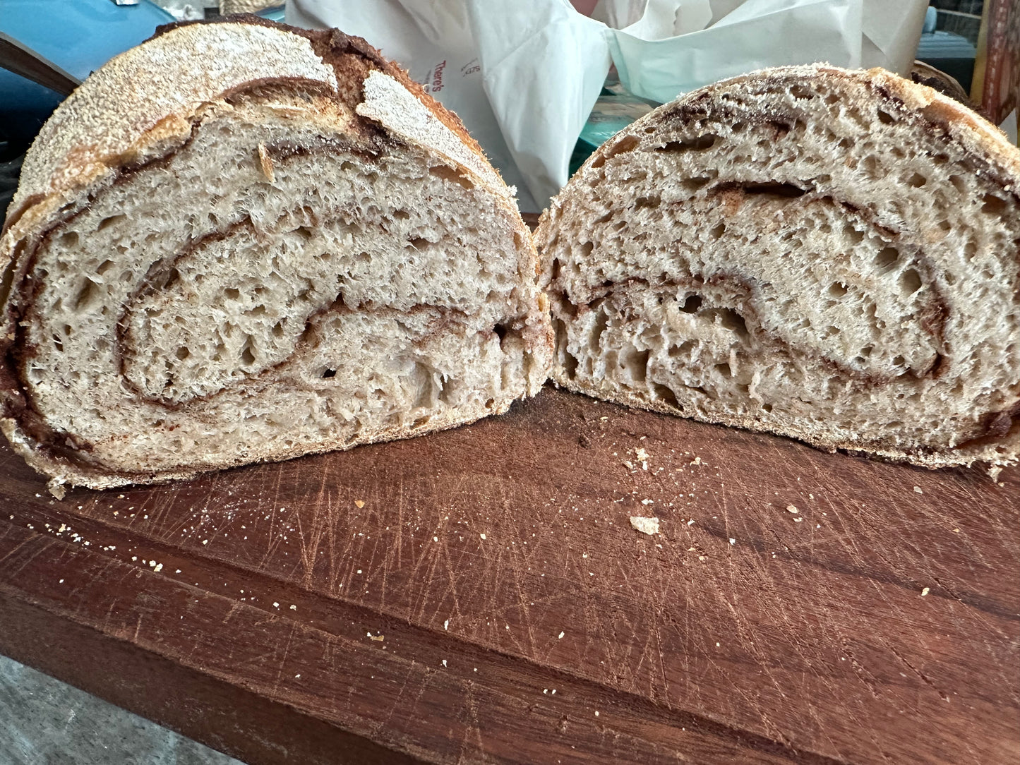 Cinnamon Vanilla Sugar Swirl Sourdough