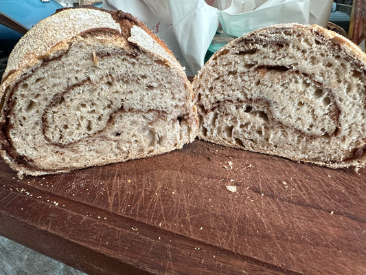 Cinnamon Vanilla Sugar Swirl Sourdough