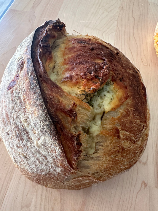 White Cheddar Dill Sourdough