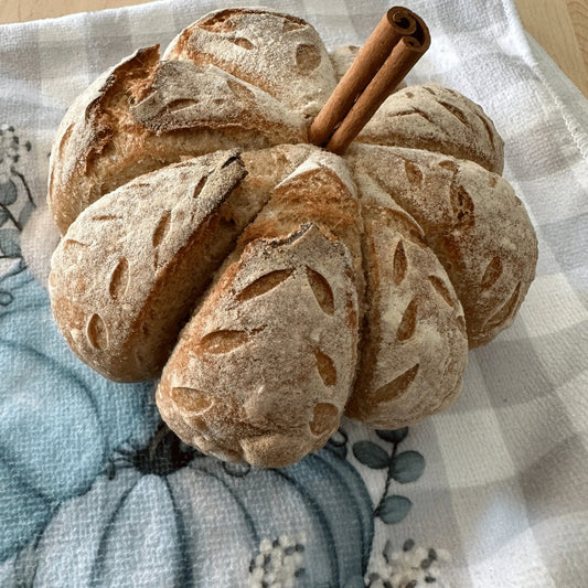 Pumpkin Shaped Sourdough - Nama's Kitchen